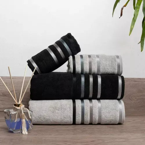 KIT 10 Peças Toalha Banho Gigante Fio Penteado Lumina